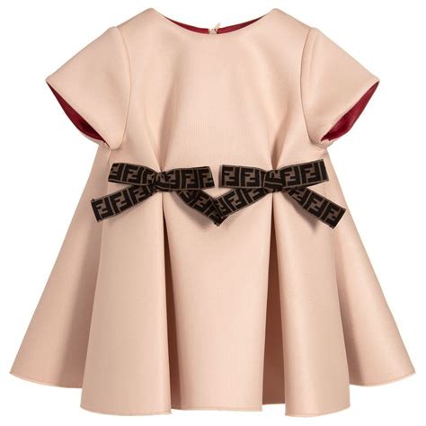 fendi pink dress kids|fendi raincoat child.